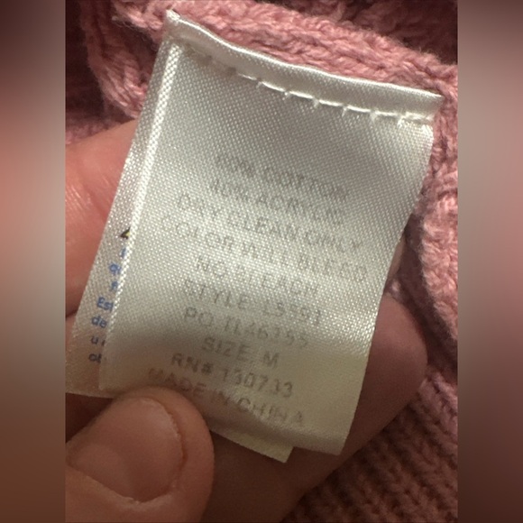 SOLD Umgee Women’s M Cardigan Knit Ruffles Dusty Pink Preppy Cute Girlhoodcore - Picture 8 of 10